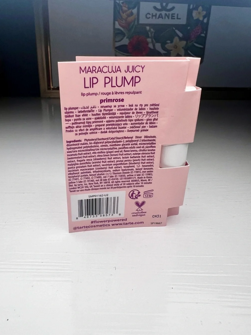 Tarte Maracuja Juicy Lip Plump Primrose Mini Sample Hydrating Gloss NIP